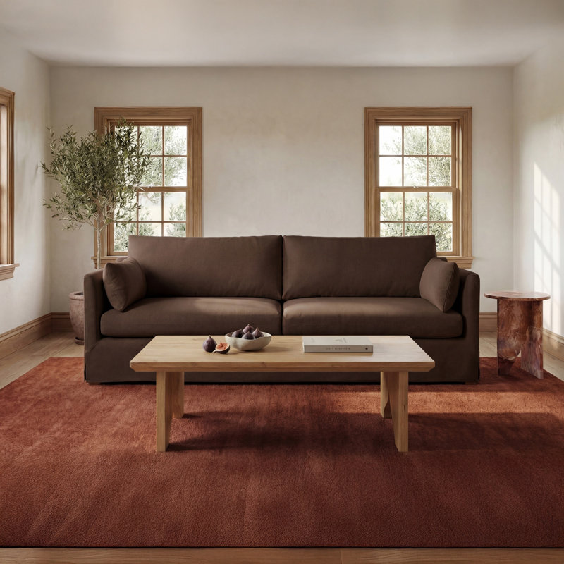 Shea Sofa, Dark Brown