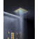Thermostatic Digital Shower System Set 16" LED Shower Head with Slide Bar Handheld Spray
