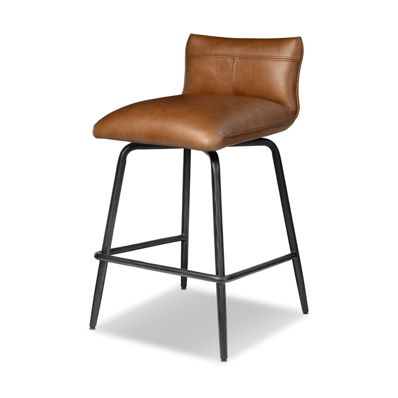 Ridley Swivel Stool-Sonoma Chestnut-Bar, Counter, Sonoma Chestnut