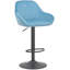 Kenery Swivel Upholstered Adjustable Height Counter Stool with Metal Frame-1523720442
