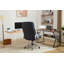 Grand et grand fauteuil de bureau 500 lb avec support lombaire réglable, fauteuil de direction en tissu avec accoudoirs rabattables en 2 dimensions, fauteuil ergonomique avec roues en caoutchouc silencieuses, siège extra large, appui-tête réglable