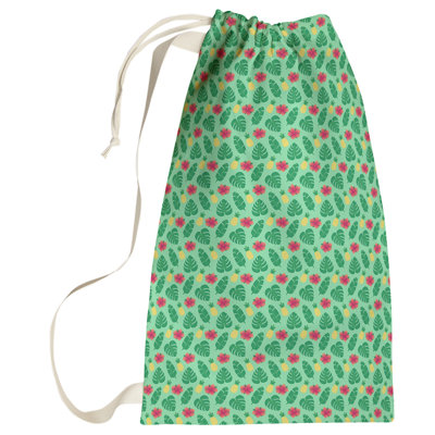 Sac à linge tropical
