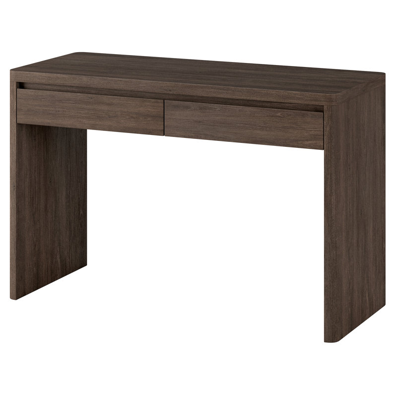 Bureau rectangulaire en chêne brun Ashcroft, Chêne brun