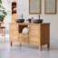 Soho 49.21'' W Double Bathroom Vanity Base