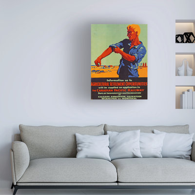 Reproduction d'art sur toile, "L'école canadienne"