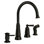 Moen Edison Single Handle Deck-mount Kitchen Faucet (Soap Dispenser Included) ( Side Sprayer Included )