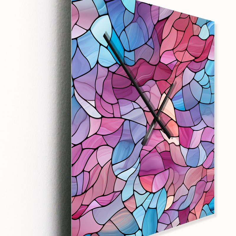Jaqui - Horloge murale moderne abstraite, H 40 po x l 10 po x P 1 po