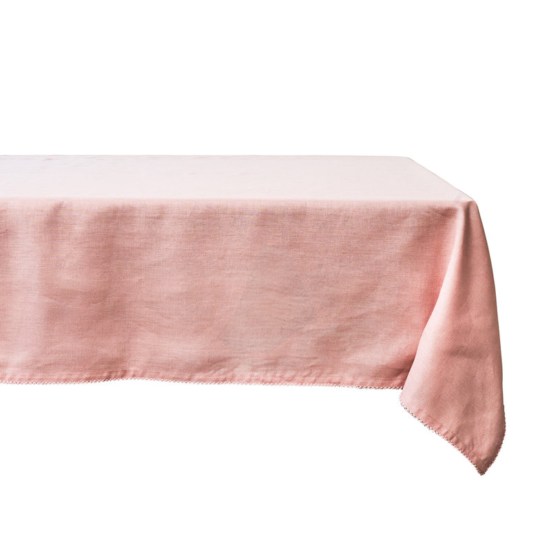 Berry Scallop 60" X 120" Tablecloth, Pink