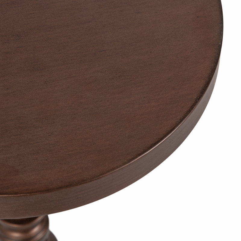 Stratton End Table, Bronze