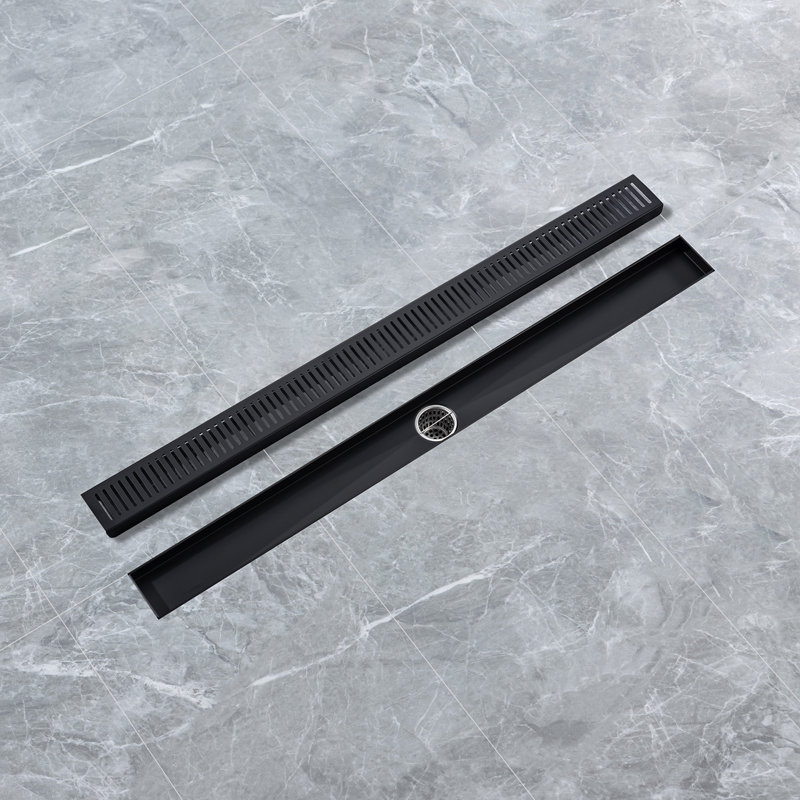Grille linéaire l 32 po, Noir mat