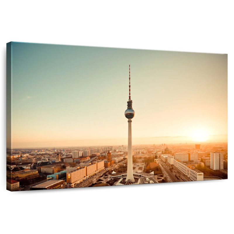 Fernsehturm Berlin, 32" H x 48" W