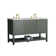 Vicini 54" Double Bathroom Vanity Set