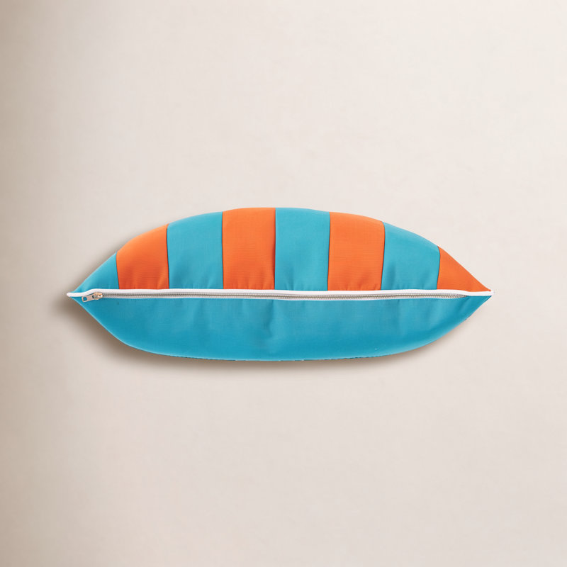 Housse de coussin rectangulaire pour l'extérieur Plage, Voile Aruba / orange Tarheel