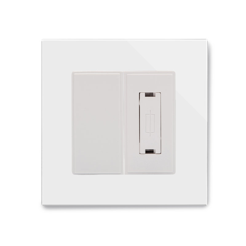 Crystal PG 13A SP Un-Switched Fused Spur White, White