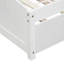 Lit plateforme simple avec lit gigogne - Structure en bois massif pour une chambre magnifique et confortable-452749896