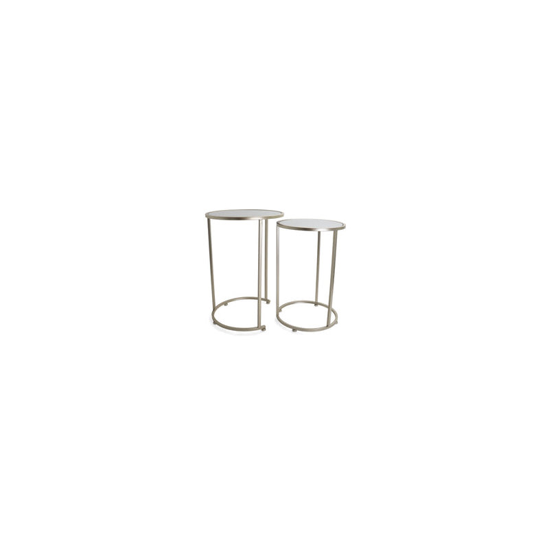 Tables gigognes de 21,75 po de hauteur, Or