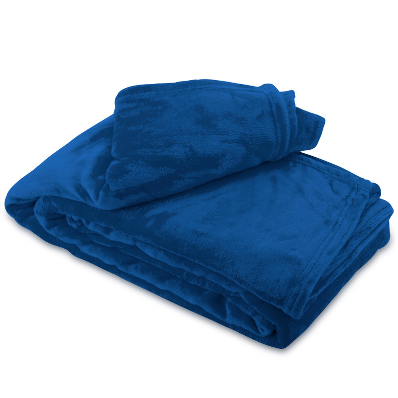 Fleecedecke, Dark Blue, 220cm W x 240cm L