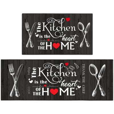 Polyester Non-Skid Kitchen Mat