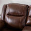 Canapé inclinable en cuir 83,5 po Tercero