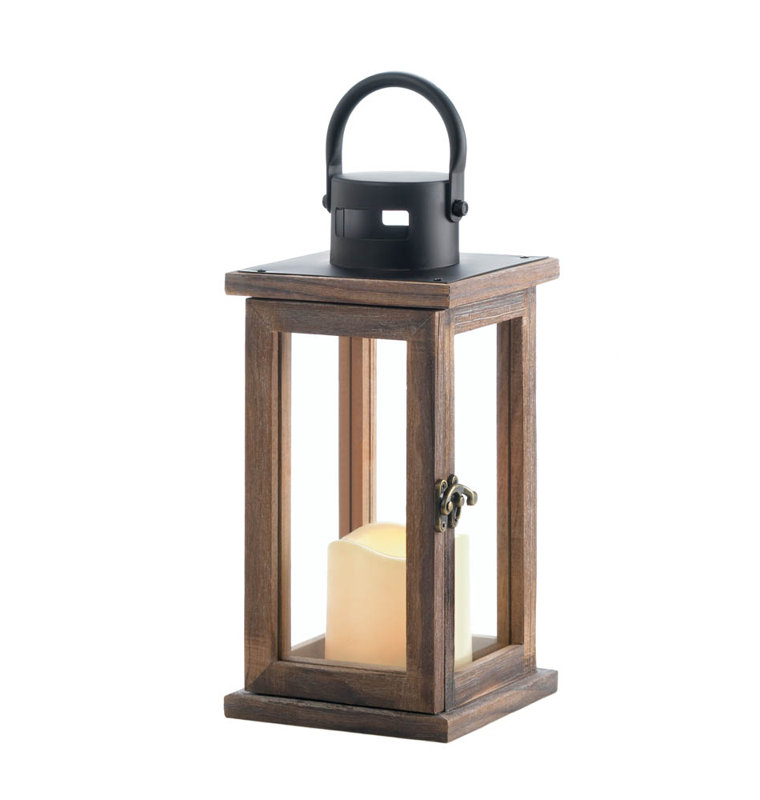 10.75'' H Tabletop Lantern with Candle Included