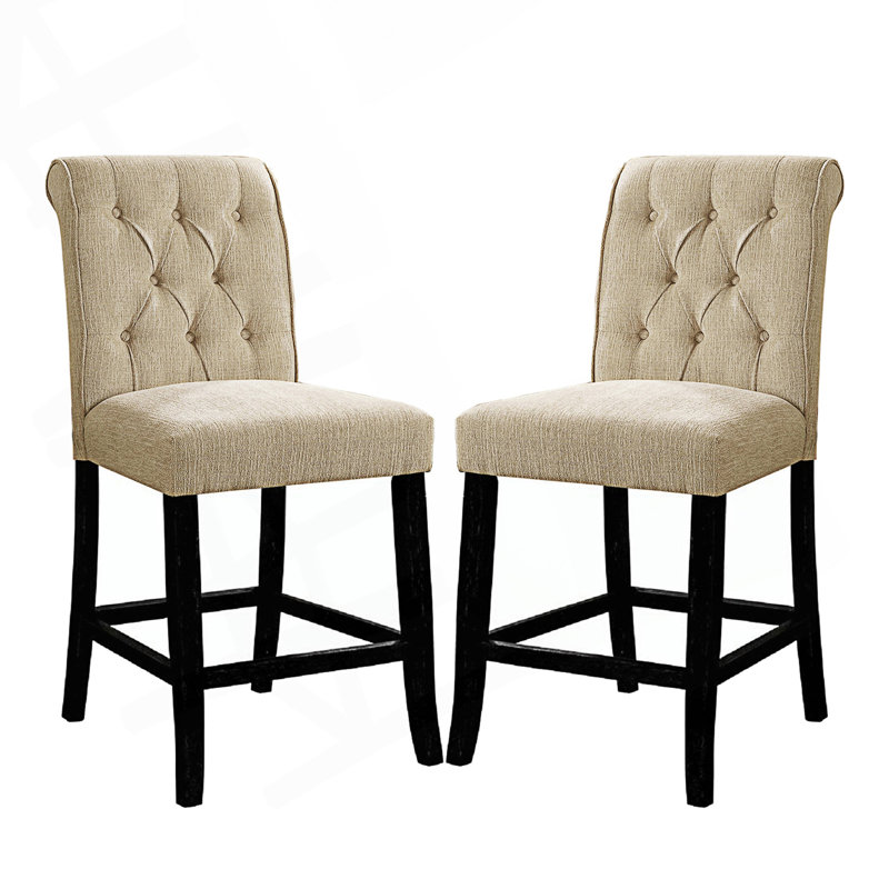 Ensemble de 2 chaises de salle à manger à hauteur de comptoir