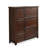 Nut-brown Solid Wood Shoe Storage Bench-584750545