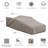 Original  Hoyt 35'' Outdoor Metal Chaise Lounge Cover