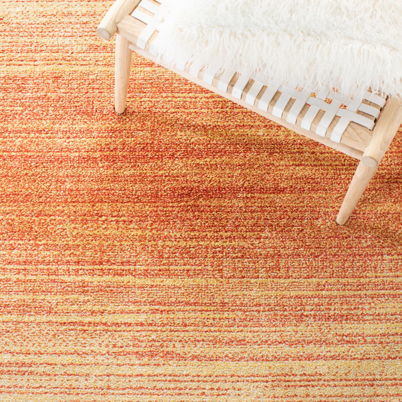 Merethe Performance Abstract Rug, Round 8'