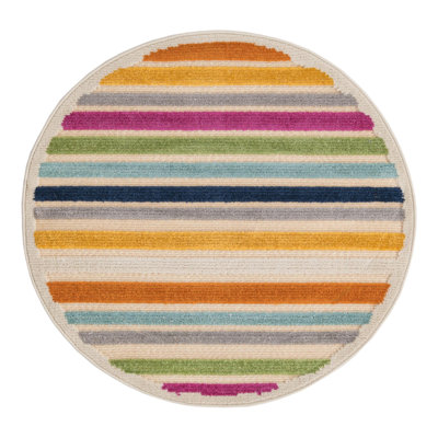Striped Indoor / Outdoor Rug