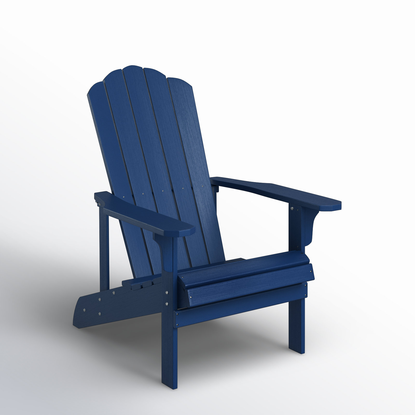 Clarence Outdoor Adirondack Chair, Blue