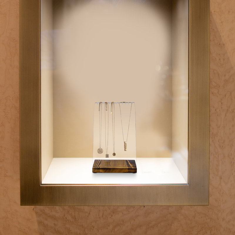 Teton 12 Hook Acrylic Jewellery Stand