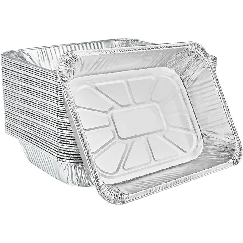Disposable Aluminum Half Size Medium/Shallow Pans 