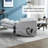 Dual Motor Infinite Position Up To 350 LBS Leatherair Power Lift Recliner Chair, Heavy Duty Motion Mechanism With 8-Point Vibration Massage And Lumbar Heating-212890477