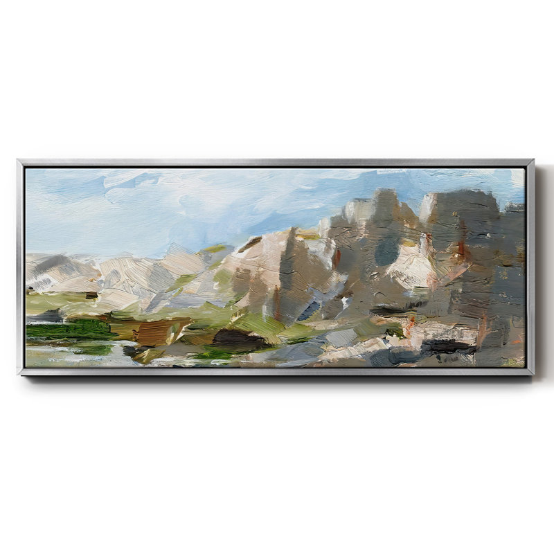 Western Cliff II - toile encadrée