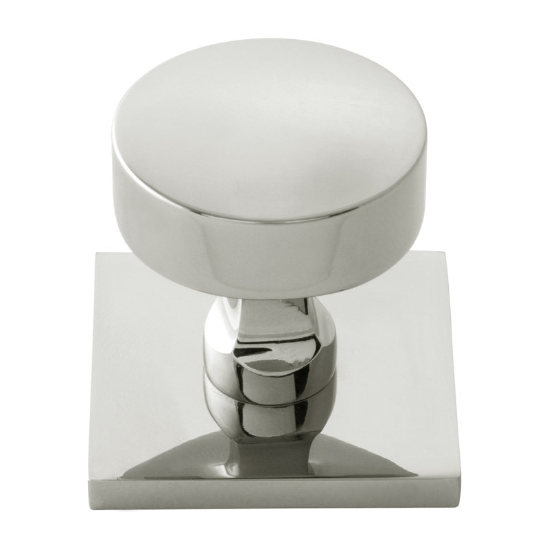 Parkview Collection Round Knob - Cabinet Knob - Transitional Hardware for Drawers & Cabinets, Polished Nickel, 1-1/4"