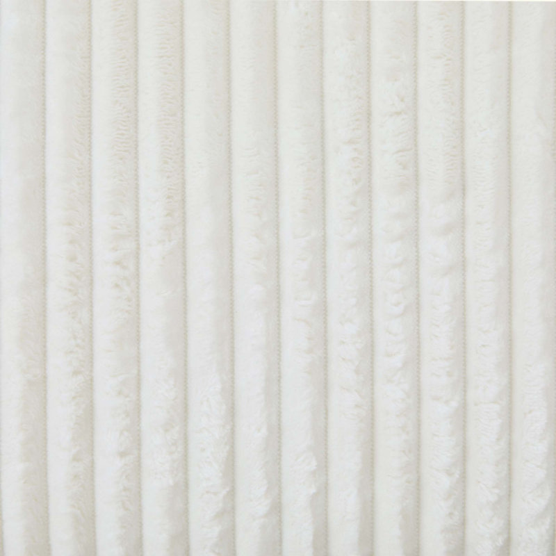 Canapé moderne sans méridienne 34,2 po, Beige Corduroy