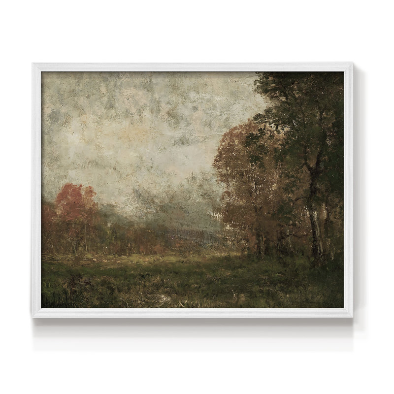 Paysages rétro-CCLxxx-impression encadrée - réversible