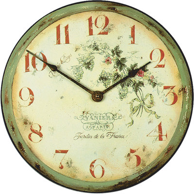 French Vineyard Wall Clock - 36cm