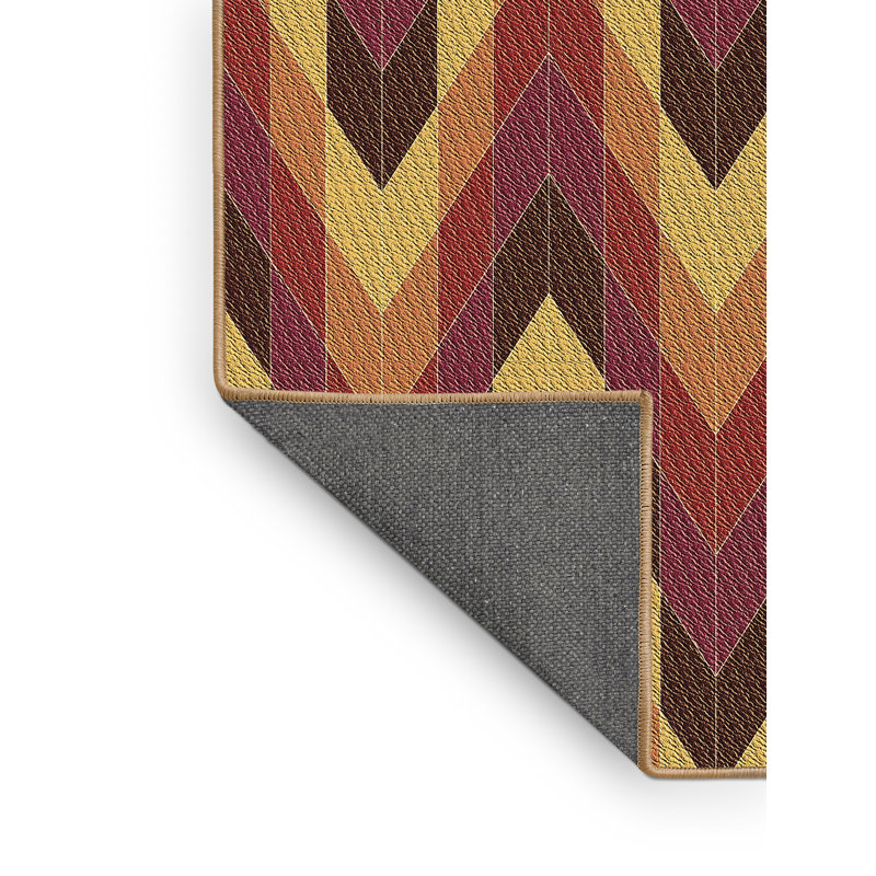 Performance Wool Chevron Indoor Rug, Rectangle 8' x 10'