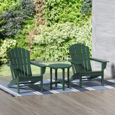 Chaise Adirondack en plastique avec table Geoff