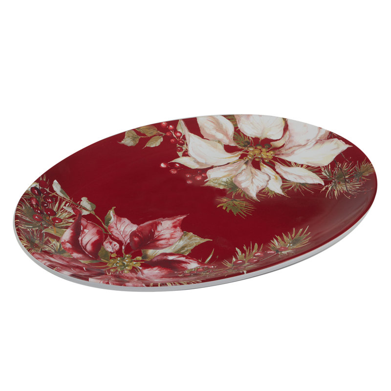 Winters Joy Oval Platter 16" x 12"