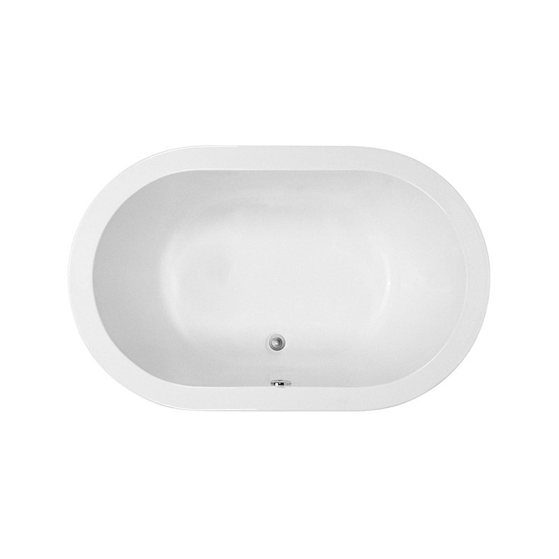 New Yorker 2 Soaker Tub - Matte, Drop in, 22.75" H x 65.5" W x 32" D