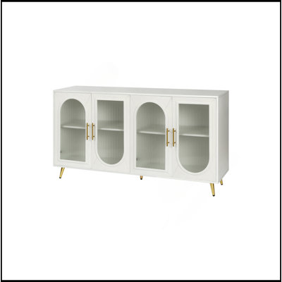 Meuble télé polyvalent avec tablettes réglables et armoire de rangement pour une organisation et un style améliorés