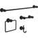 Nicoli 18 in. Wall Mount Towel Bar with 6 in. Extender Bath Hardware Accessory