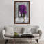 « Tree in Front of Window Purple Pop Color Pop » photographie imprimée sur toile-49902727-49902726
