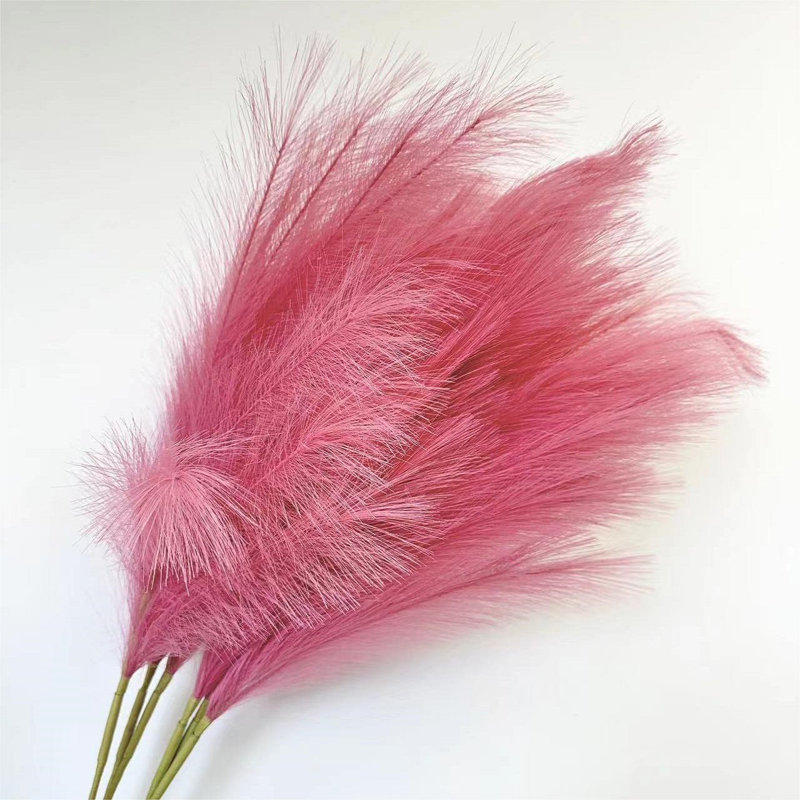 Silk Pampas Grass Arrangement, Pink, 43"H x 8"W