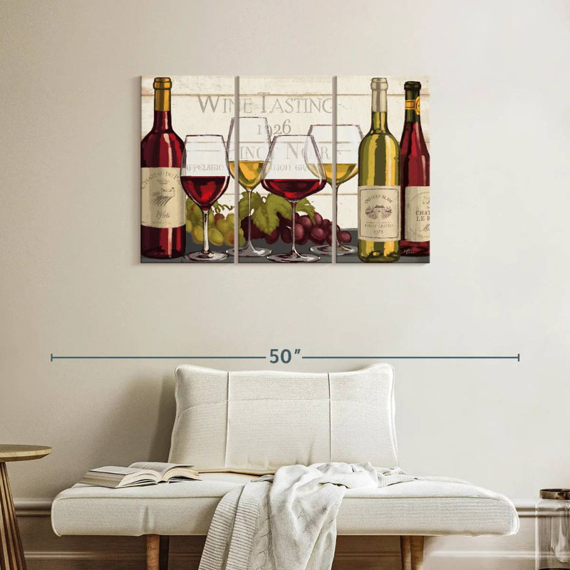 Dégustation de vin Yarlin I, H 24 po x l 38 po