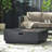 39'' Iron Fire Pit With 50000 , Captivating Modern Design, Dark Gray, No Assembly Needed Square Pit, Design Framework, Gray Powder - Coated, Required