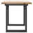  Coffee Table O-Frame 35.4"X15.7"X17.9" Solid Wood Pine And Steel
