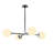 4 Lights Metal Body Chandelier